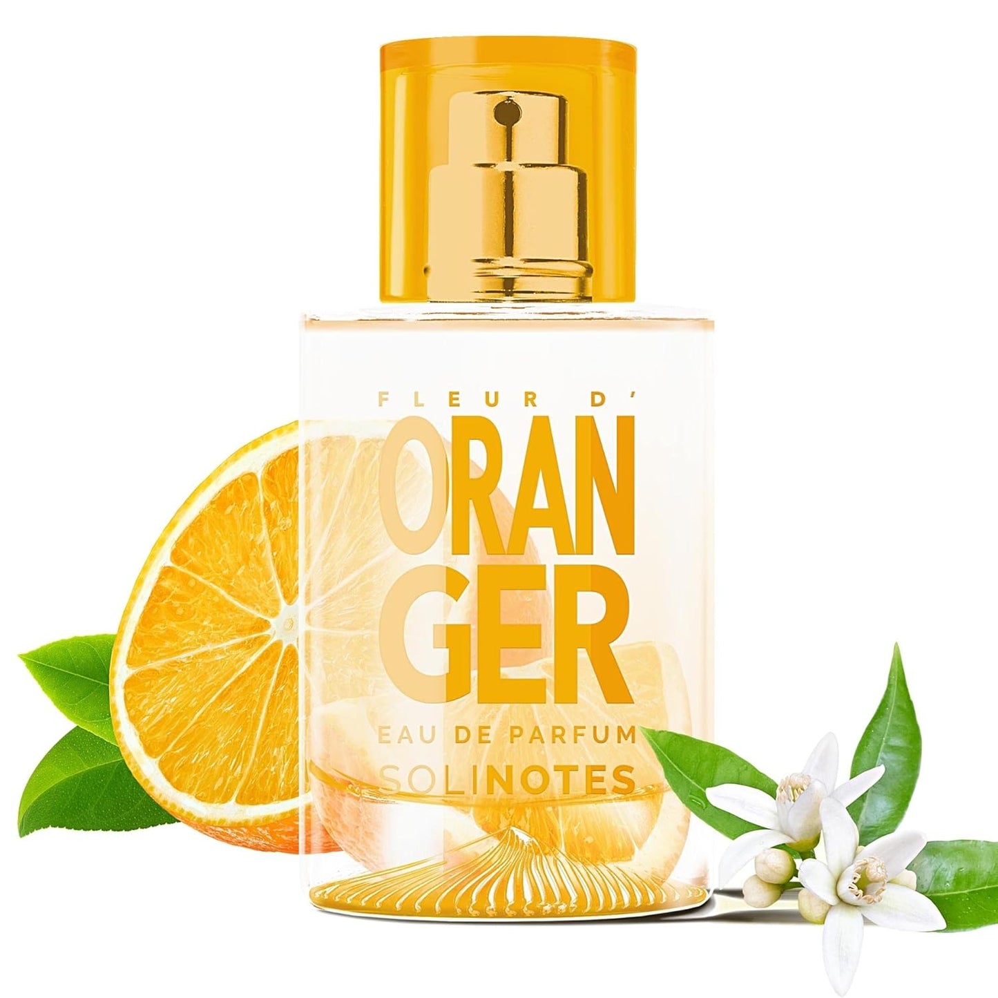 Orange Blossom Perfume for Women & Men, 1.7 Fl Oz/ 50 ML Eau De Parfum, Delicate Floral and Soothing Scent with Premium Ingredients - Clean Perfume, Cruelty Free, Vegan, Made in France