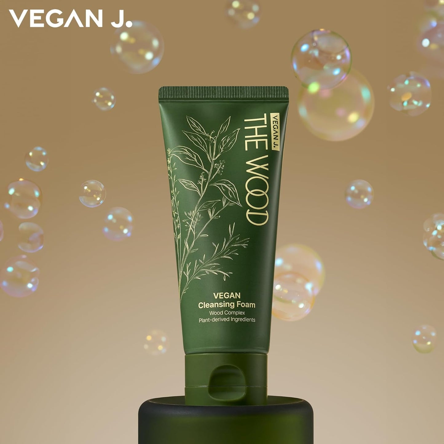 The Wood Vegan Cleansing Foam | Cleans 99.37% Impurities | Vegan Certified (50, Grams)