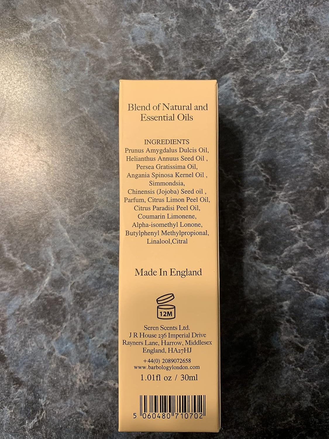 Vegan Multi-Purpose Beard Oil for Eliminating Dandruff and Impurities in Hair, 1.02 Oz
