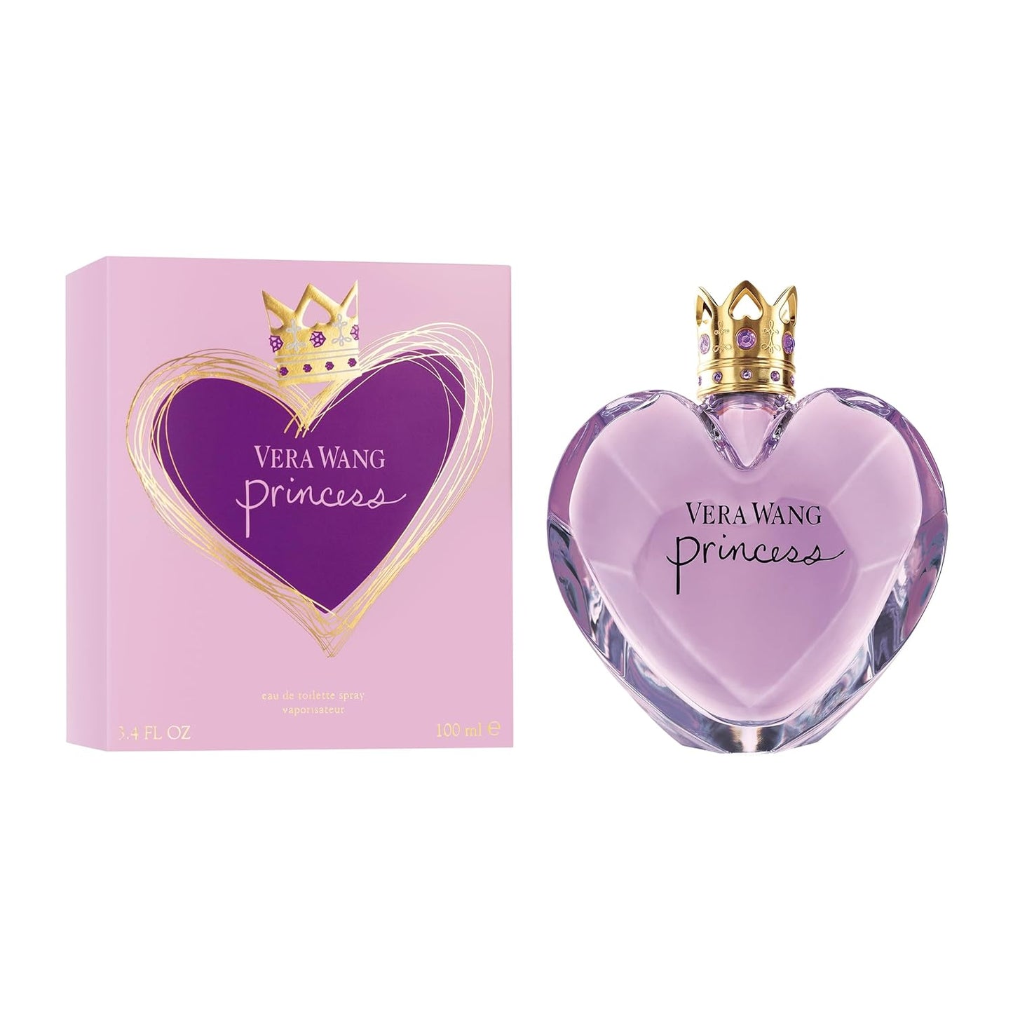 Princess Eau De Toilette 3.4 Fl Oz (Pack of 1), Notes of Apple, Quava, and Vanilla, Women'S Fragrance, Long Lasting, Everyday Fragrance, Travel Size