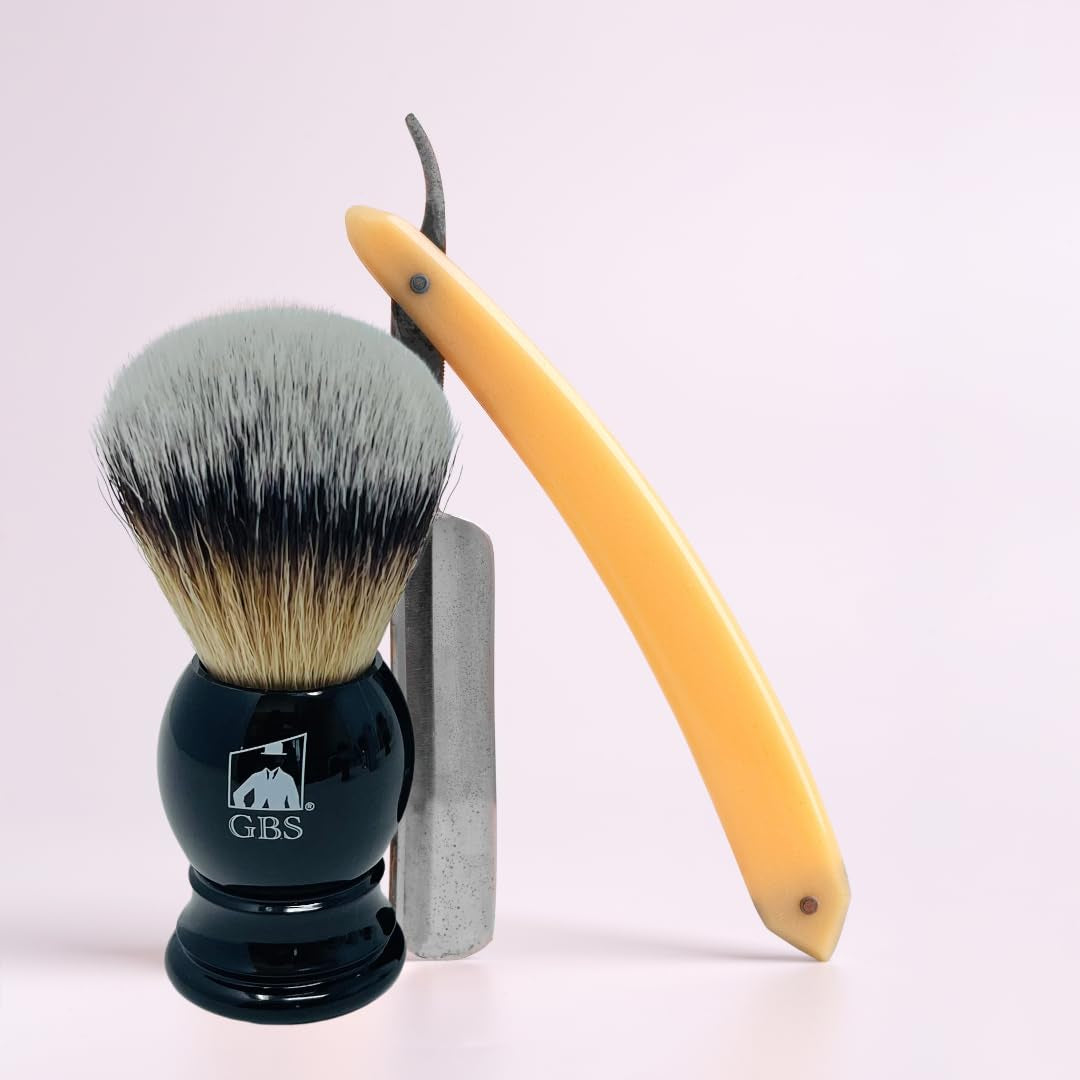 Vegan Synthetic Shaving Brush, Black