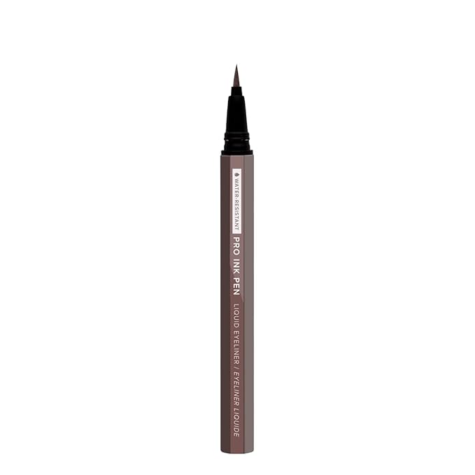 Absolute New York Pro Ink Eyeliner; Rich and Fluid, Effortlessly Glides a Flake, Smudge and Transfer-Resistant Vegan Formula (MEIP03 Dark Brown)