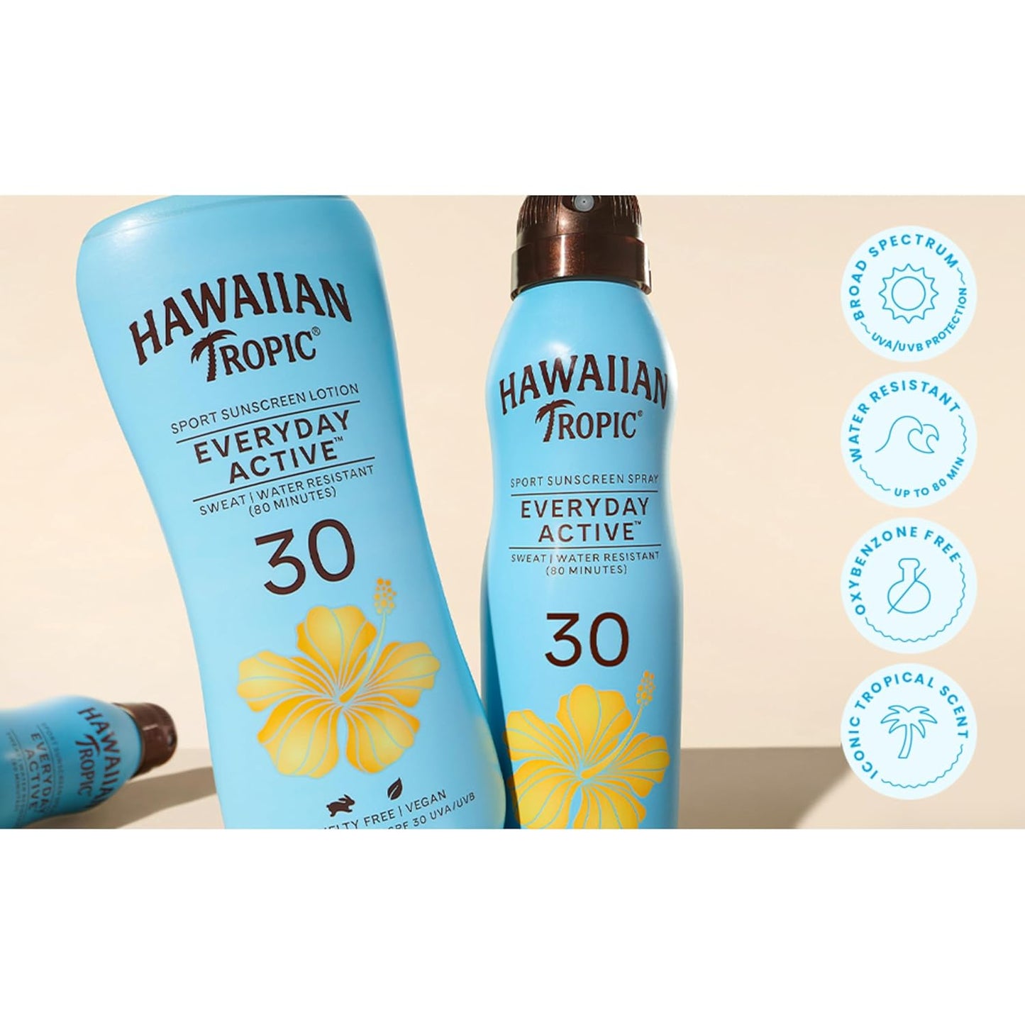 Everyday Active Clear Spray Sunscreen SPF 30| Sunscreen Spray SPF 30, Sunblock, Oxybenzone-Free, 6Oz Each Twin Pack