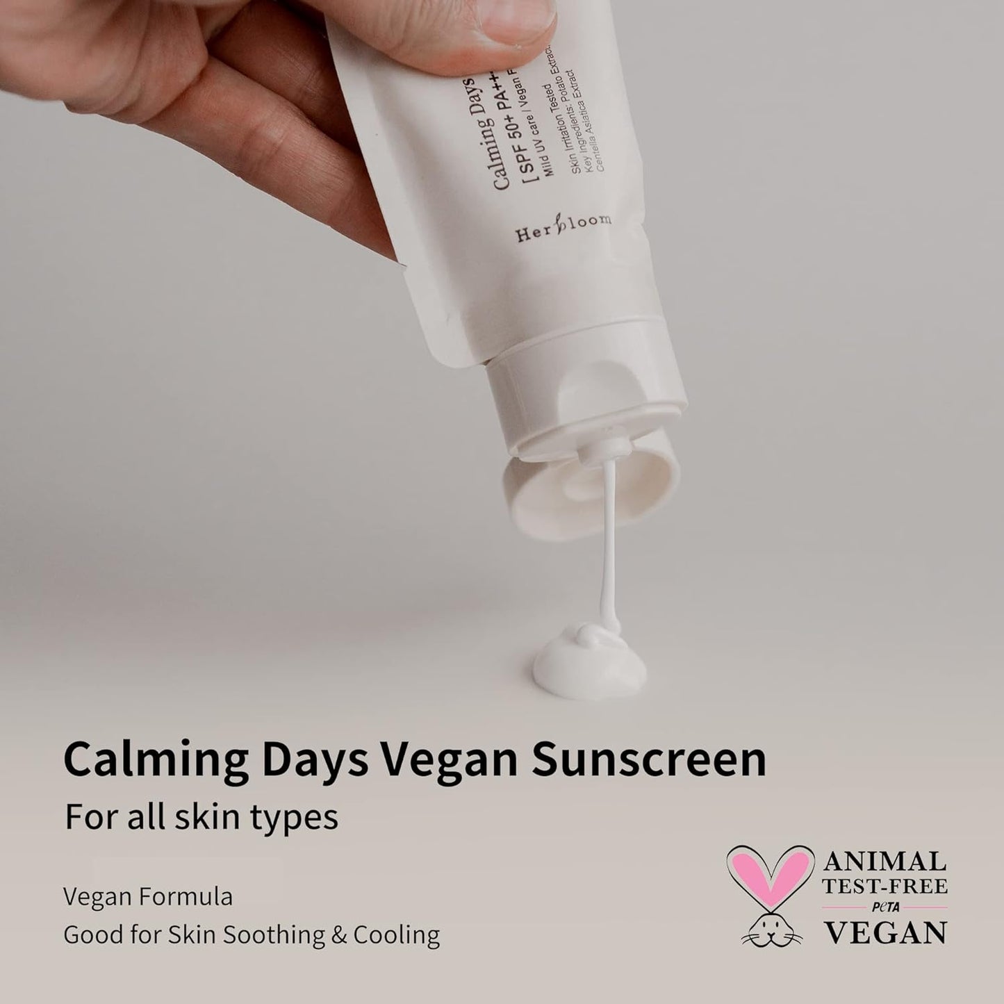 Calming Days Vegan Sunscreen SPF 50+ PA++++ - Moisturizing and Non-Greasy Face Sun Screen - Reef-Friendly & Eco-Conscious Travel Size Sunblock W/Aloe Vera & Centella Asiatica (1.69 Fl Oz)