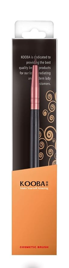 OWLFAVO Makeup Fine Point Eyeliner Kabuki Brush - Portable Eye Powder Foundation Brush, Beauty Cosmetic Tool for Professional and Travel