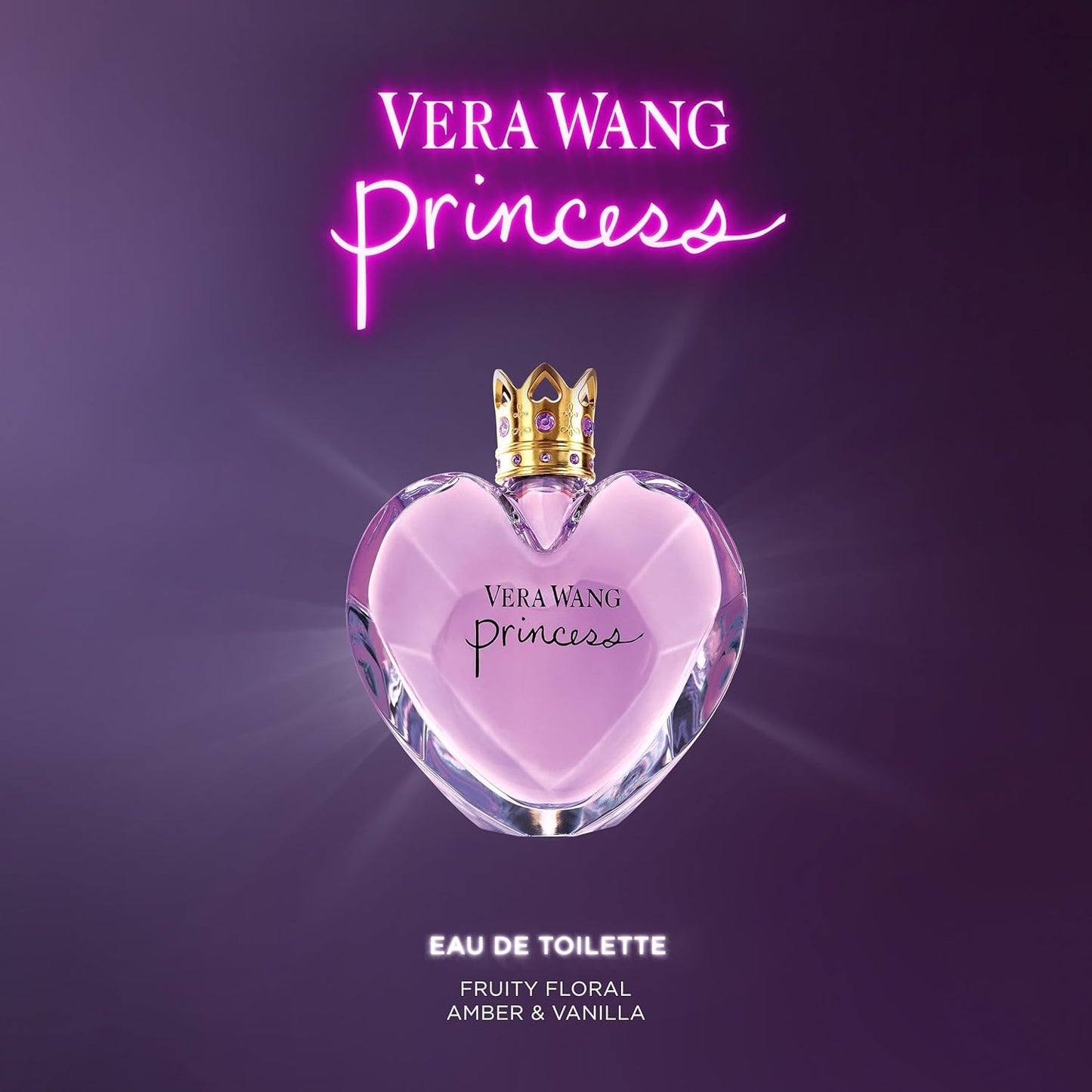 Princess Eau De Toilette 3.4 Fl Oz (Pack of 1), Notes of Apple, Quava, and Vanilla, Women'S Fragrance, Long Lasting, Everyday Fragrance, Travel Size