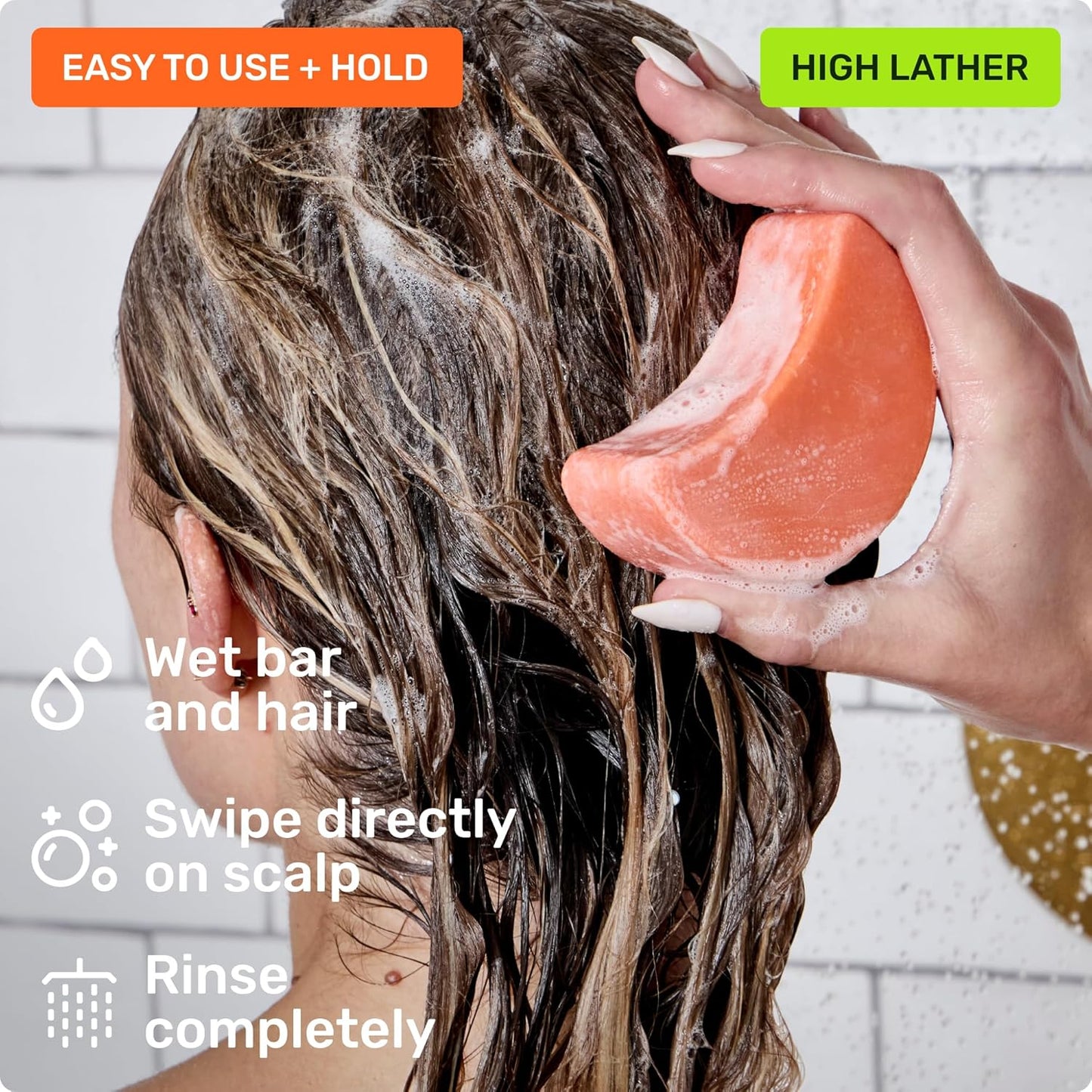Volumizing Shampoo Bar with Biotin for Thin, Fine Hair - Plastic-Free, Vegan, Cruelty-Free, 3.88 Oz - Formerly Sweet & Spicy - Formerly Sweet & Spicy