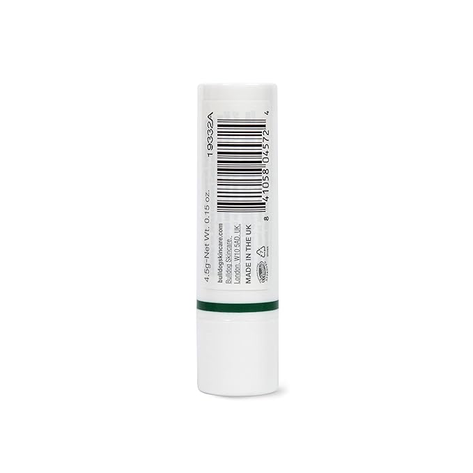 Bulldog Mens Skincare and Grooming Original Lip Balm with Peppermint Oil, 0.15 Ounces