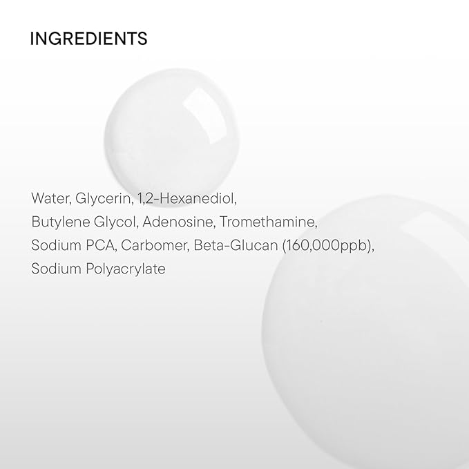 IUNIK Beta-Glucan Power Deep Moisture Serum – Intense Hydration Vegan Korean Serum with Mushroom Yeast Extract – For Dry, Mature, Sensitive Skin, Fine Lines & Loss of Firmness