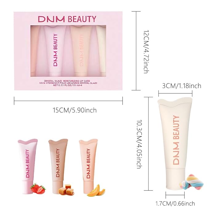 Tinted Lip Serum Melting Lip Balm, Hydrating Tinted Lip Balm For A Glossy Finish & Soft, Nourished Lips with Plumping Polypeptides, Supple Lips, Vegan & Cruelty-Free (02#Melon Pop)