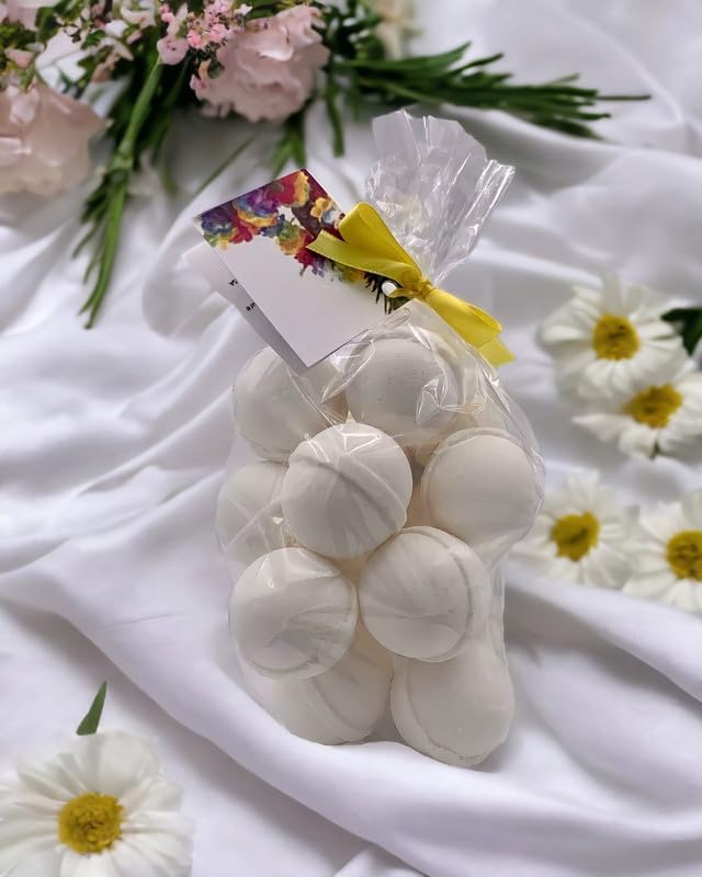 Bath Bombs 14 Set 1 oz/ea, USA Handmade Bath Fizzies | Essential Oils Aromatheraphy | Moisturizing Shea & Coco Butter | Natural and Organic, Vegan & Cruelty-Free | Skin Friendly - Hawaiian Sandalwood
