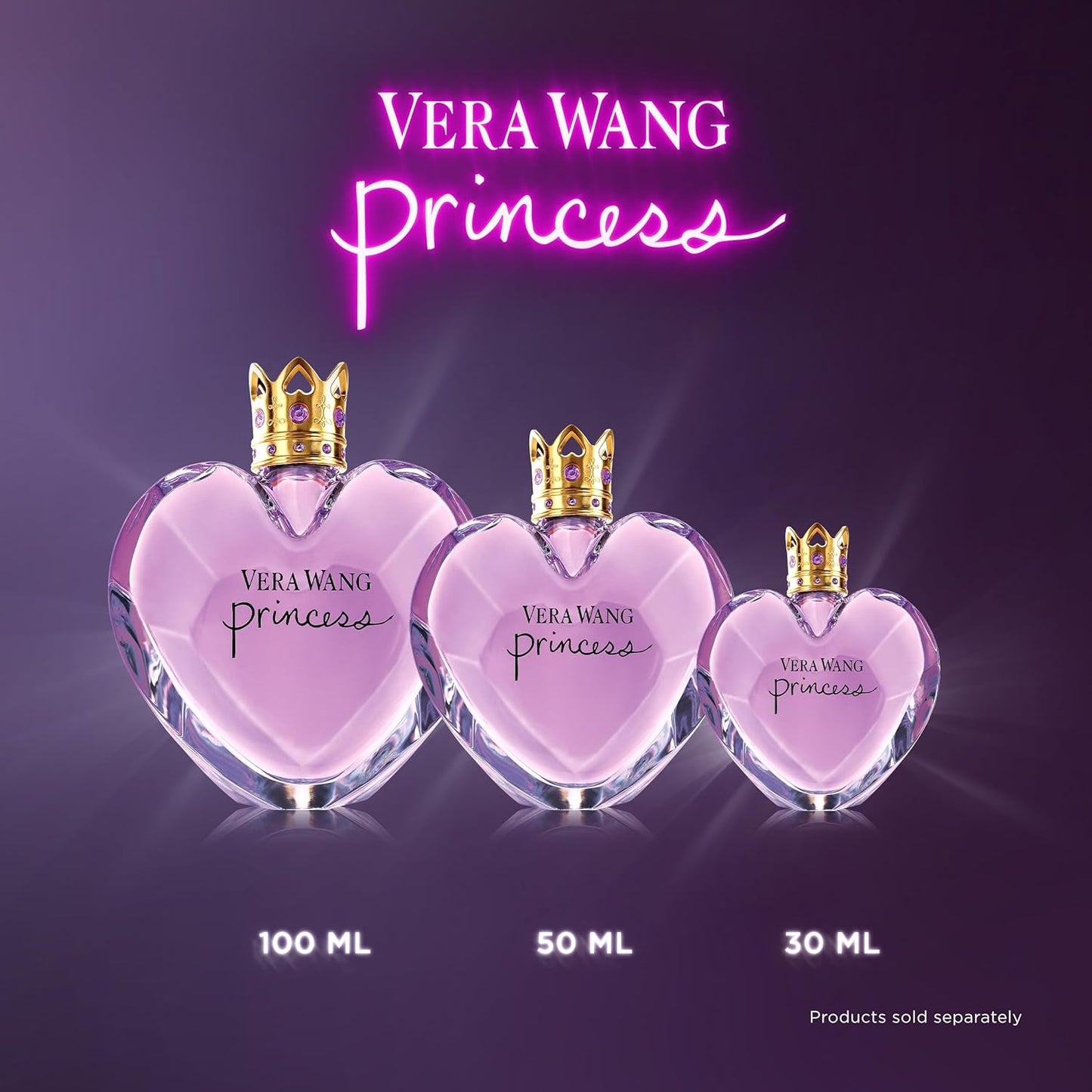 Princess Eau De Toilette 3.4 Fl Oz (Pack of 1), Notes of Apple, Quava, and Vanilla, Women'S Fragrance, Long Lasting, Everyday Fragrance, Travel Size