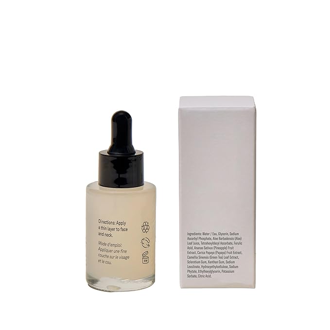 Acure Brightening 2% Vitamin C & Ferulic Acid Serum - Vit C Serum for Face, Anti Aging, Bright Glow for Women & Men, Facial Skincare, Vegan & Cruelty Free - 1 fl oz (2 Pack)
