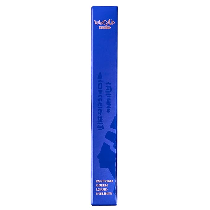 Whats Up Beauty - Egyptian Queen Liquid Eyeliner - Shade Kemet Black Clean Cruelty Free Vegan Eye Makeup