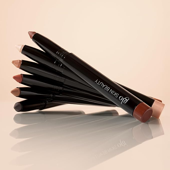 Glo Skin Beauty Cream Stay Shadow Stick (Luna) - Multi-Purpose Eyeshadow Mineral Makeup Can Also Be Used as Liner on Lips or Cheeks, 12-Hours of Wear