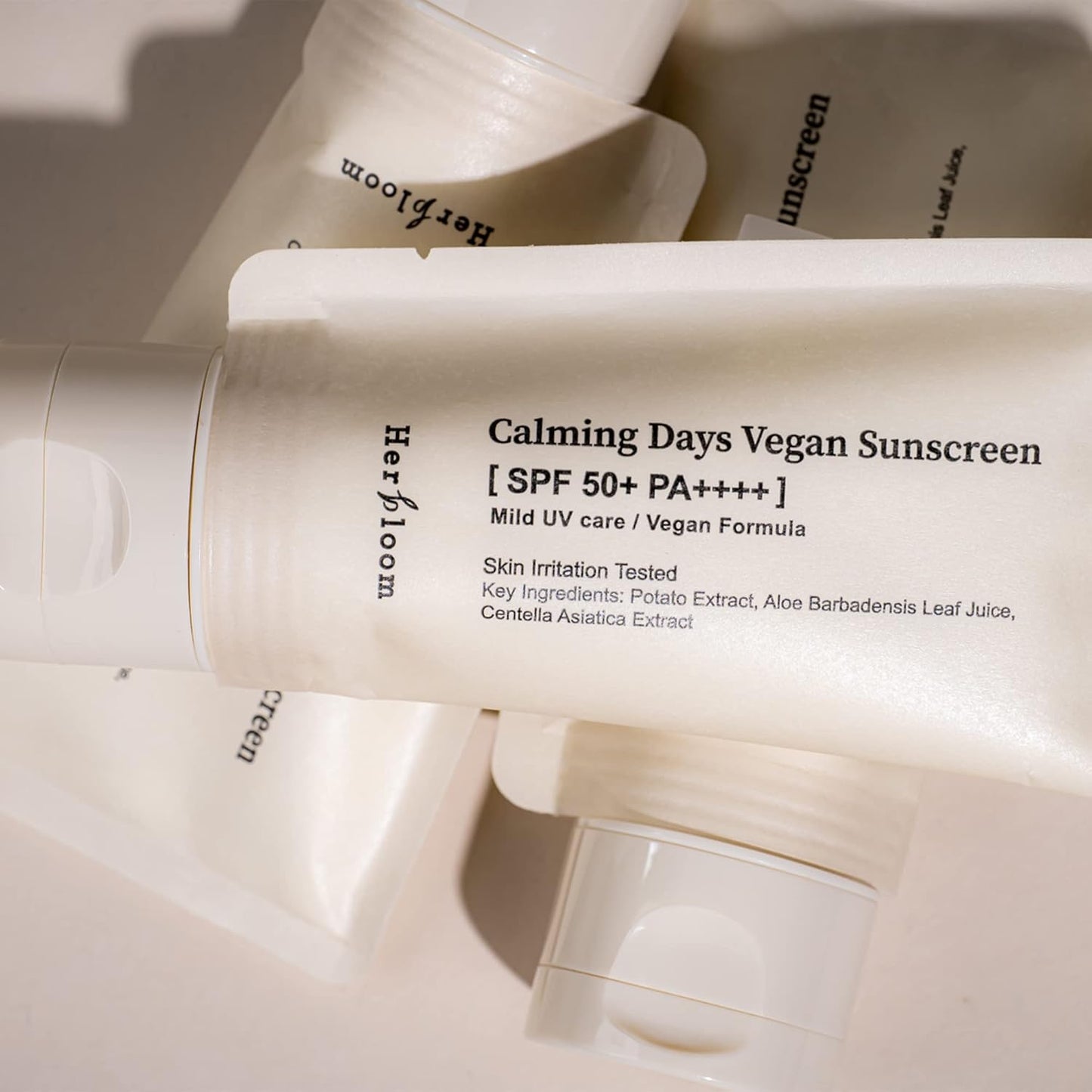 Calming Days Vegan Sunscreen SPF 50+ PA++++ - Moisturizing and Non-Greasy Face Sun Screen - Reef-Friendly & Eco-Conscious Travel Size Sunblock W/Aloe Vera & Centella Asiatica (1.69 Fl Oz)