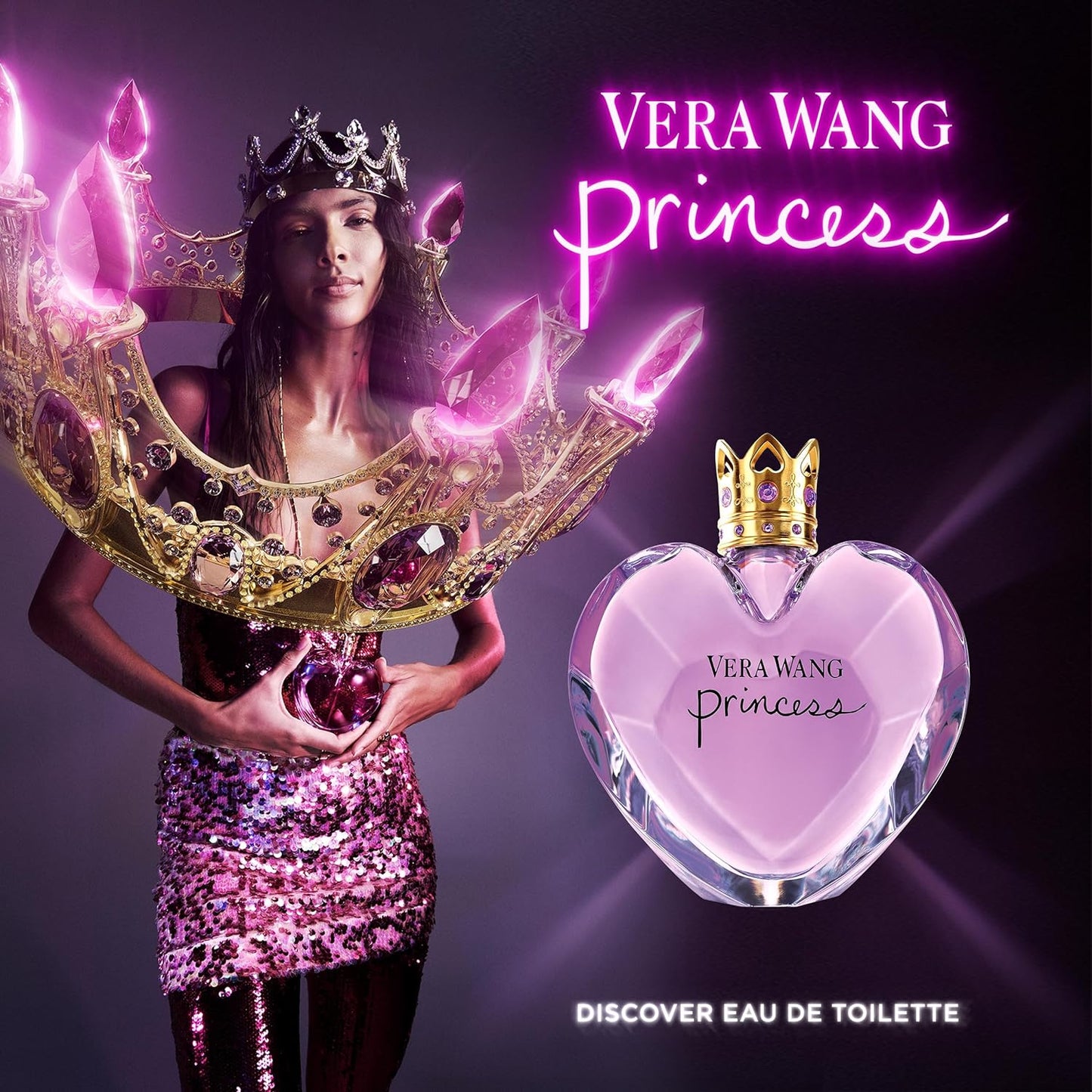Princess Eau De Toilette 3.4 Fl Oz (Pack of 1), Notes of Apple, Quava, and Vanilla, Women'S Fragrance, Long Lasting, Everyday Fragrance, Travel Size