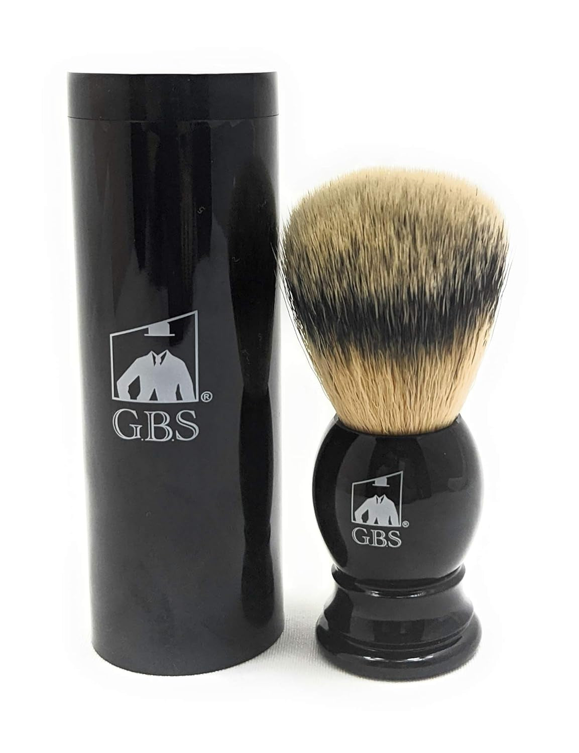 Vegan Synthetic Shaving Brush, Black