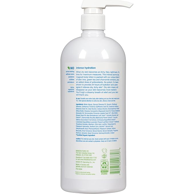 Alba Botanica Hydrating Moisturizing Lotion for Dry Skin with Vitamin E and Shea Butter, 32 Oz (Packaging May Vary)