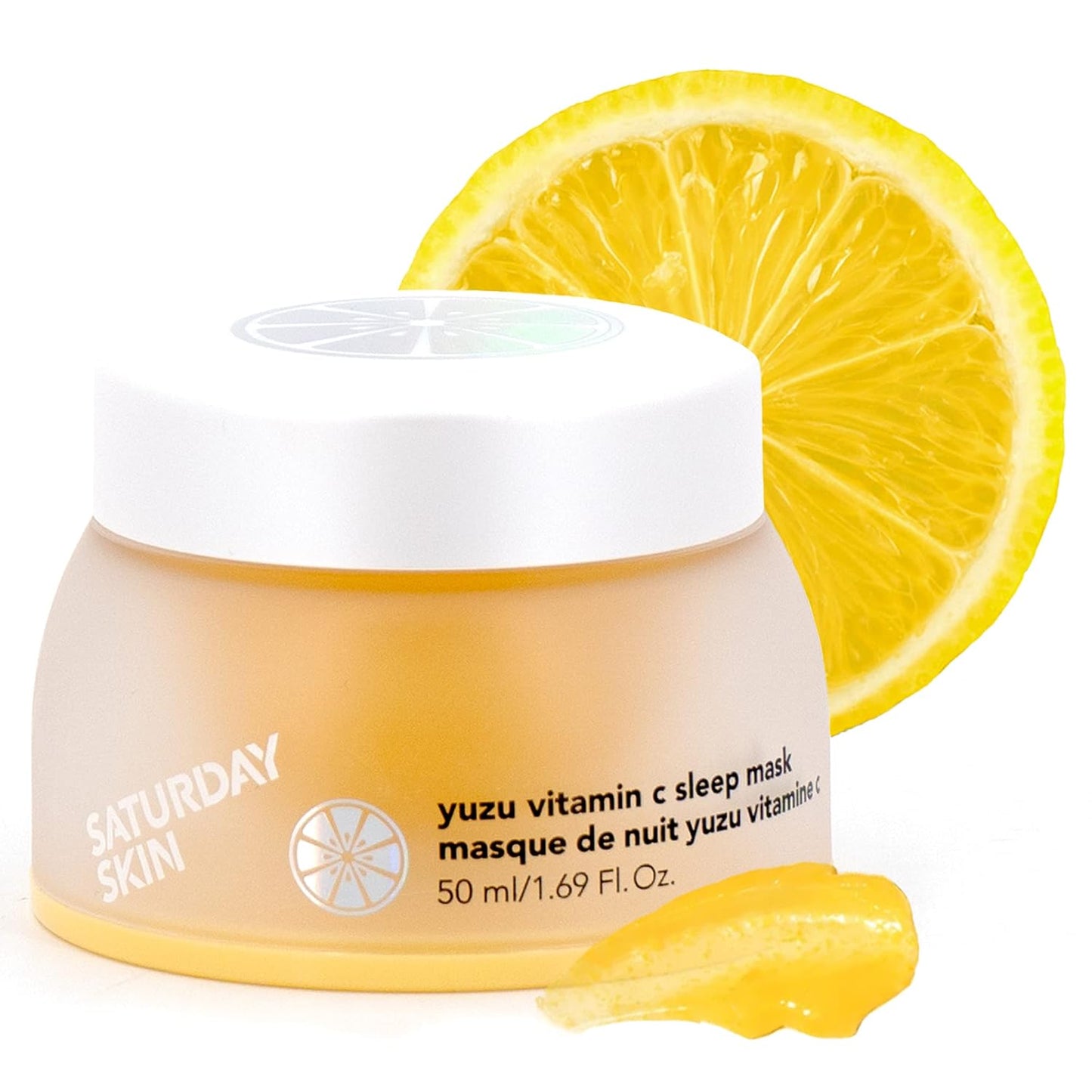 Yuzu Vitamin C Sleep Mask Regenerist Retinol Ultra Rich Face Moisturizer Cream Smooth Skin and Reduce Wrinkles Ideal for All Skin Types
