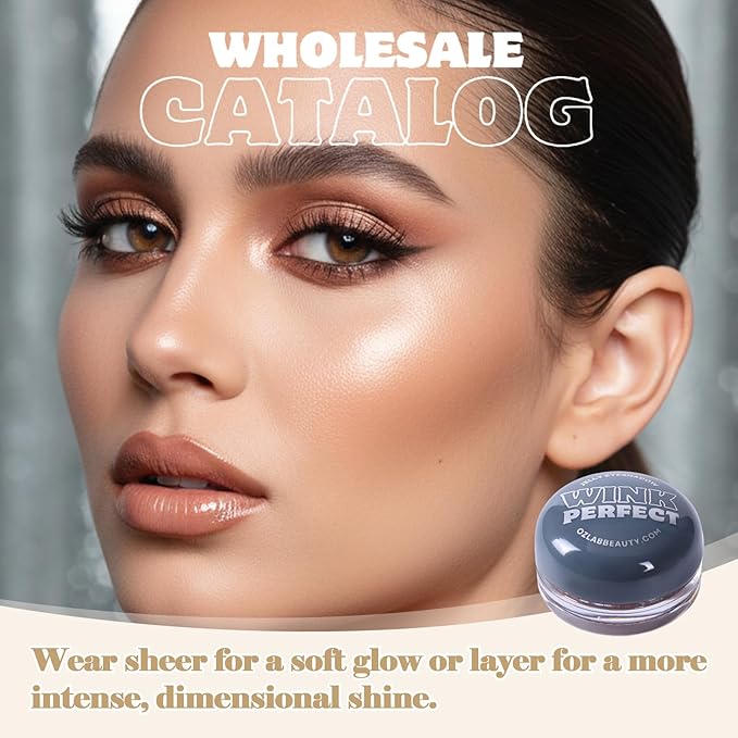 Wink Perfect Jelly Cream Eyeshadow – High-Shine Shimmer, Buildable & Long-Lasting, Lightweight Cream-to-Powder Eye Shadow, Vegan & Cruelty-Free (03 Frosted Petal, 0.18 oz / 5.1 g(PACK OF 1))