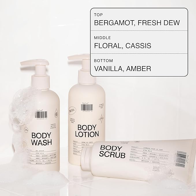 DedCool Body Wash | 01 Taunt | Shea Butter & Snow Mushroom | Hydrating, Non-Toxic, Vegan | Bergamot, Dew, Vanilla & Amber | 8.5 fl oz