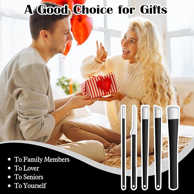 5 Pcs Ingrowing Toenail Kit Pedicure Tools Professional Stainless Steel Ingrown Toenail Treatment Clippers File and Lifters for Men Women Pedicure Kit