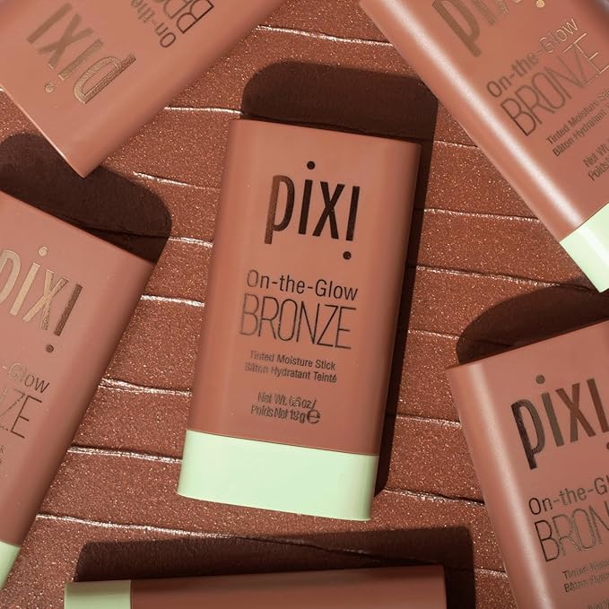 Pixi Beauty SunKissed Sheen On-the-Glow Trio, Blush, Bronze, and Highlighter Routine
