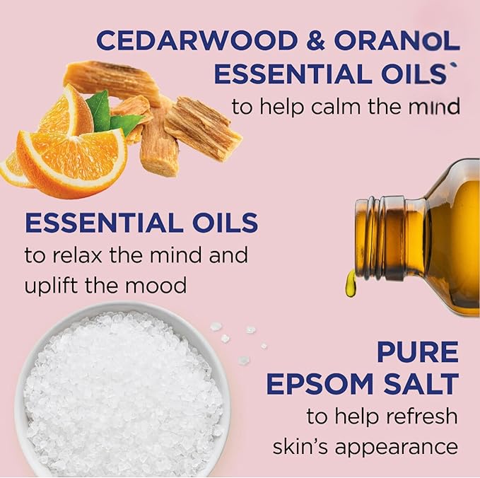 Dr Teal's Warm Comfort Pure Epsom Salt Soak and Foaming Bath Duo Pack (Salt + Foaming Bath)
