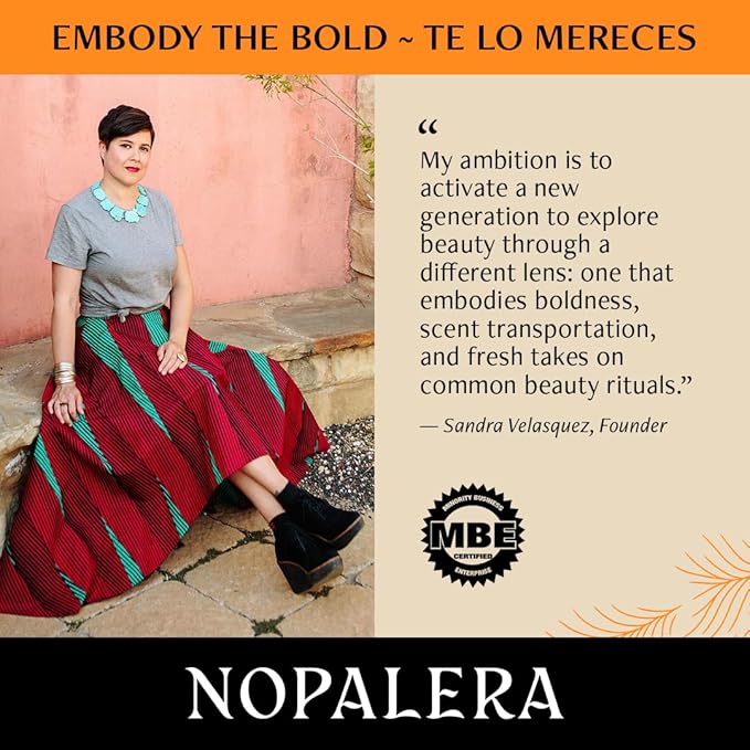 Nopalera Cactus Body Polish, Tangerine, 3-in-1 Clean Beauty, Oil Cleanser, Exfoliant and Body Moisturizer with Cactus Oil, Dermatologist-Tested, 6 oz