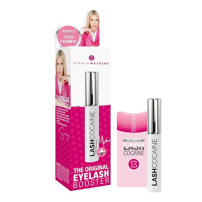 MINI LASHCOCA!NE Eyelash Growth Serum – Lash Enhancer for Longer, Fuller & Thicker Lashes – Paraben-Free, Nourishing Formula with 2-fold active approach – 1ml- SVENJA WALBERG