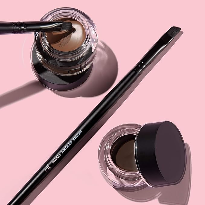 e.l.f. Lock On Liner And Brow Cream, Sculpts & Defines Eyebrows, Vegan & Cruelty-Free, Espresso