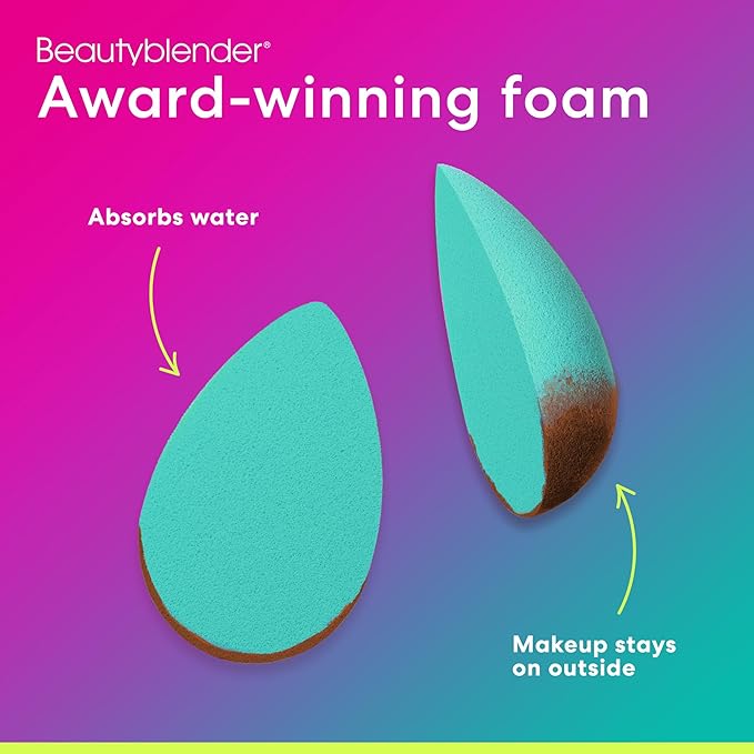 Beautyblender® | Chill Blender Makeup Sponge | Blend Liquid Foundations, Powders and Creams | Streak Free Application | Vegan, Cruelty Free | Made in USA