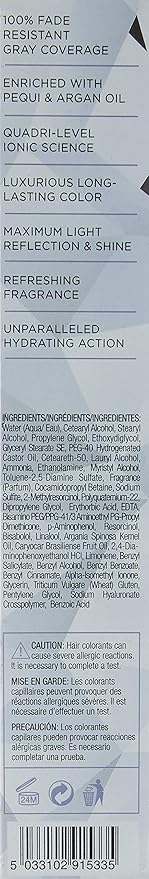 ion Permanent Creme Hair Color 6A Dark Ash Blonde, Vegan, Cruelty Free, PPD Free, 100% Gray Coverage, LongLasting, FadeResistant Color, 2.05 oz