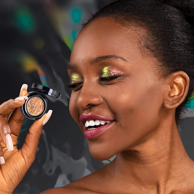 CHARMACY Duochrome Eyeshadow, Insane Shifters Chameleon Eyeshadow, Creates High-Impact, Metallic Eye Looks, 100% Vegan and Cruelty Free (Chameleon-#902, 0.05 Ounce (Pack of 1))