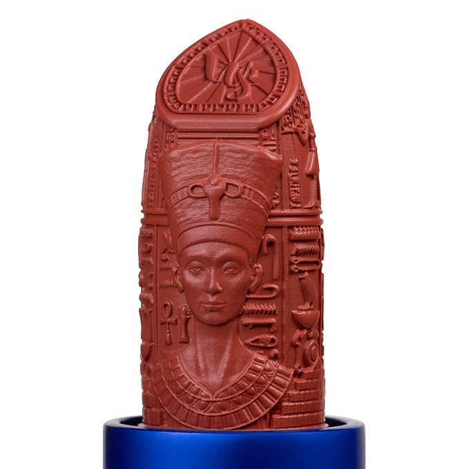 Whats Up Beauty - Egyptian Queen Collection (3 Lipsticks & 2 Liquid Eyeliners) Clean Cruelty Free Vegan Lip Eye Makeup