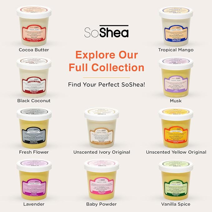Whipped Shea Butter Lavender – 100% Pure Unrefined Raw African Shea Butter | Cold-Pressed & Cold-Processed | Rich Natural Moisturizer for Dry, Sensitive Skin & Conditions Hair | No Parabens | 11.5 oz