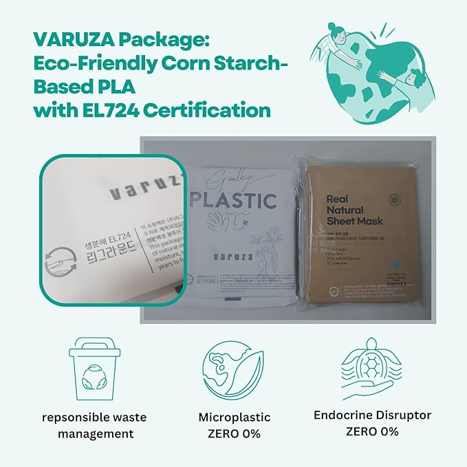 Core Nourishing Sheet Masks with Niacinamide Serum 5% for Dry Skin Tranexamic Acid, Rice Face Mask for Glass Skin Care, Moisturizing Glowing & Anti-Aging, Cruelty Free, Fragrance Free 10 Count