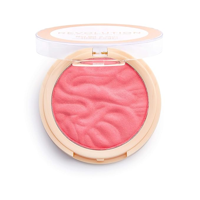 Revolution Beauty London, Blusher Reloaded, Pressed Powder Face Blusher, Highly Pigmented & Long-Lasting Formula, Lovestruck, 0.26 oz