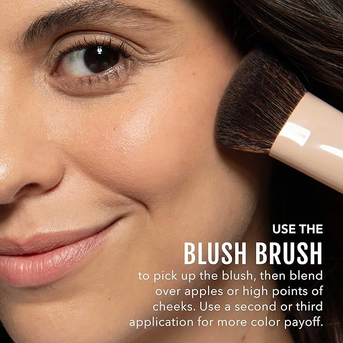 No Makeup Makeup Blush & Lip Color, Second-Skin Cream-Balm Formula Delivers a Long-Lasting Sheer Wash of Color, Buildable Coverage, Semi-Matte Finish, Made with Skin-Loving Ingredients, Peach