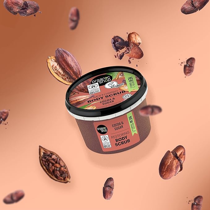 Body Scrub Natural Belgian Chocolate and Sugar 250ml