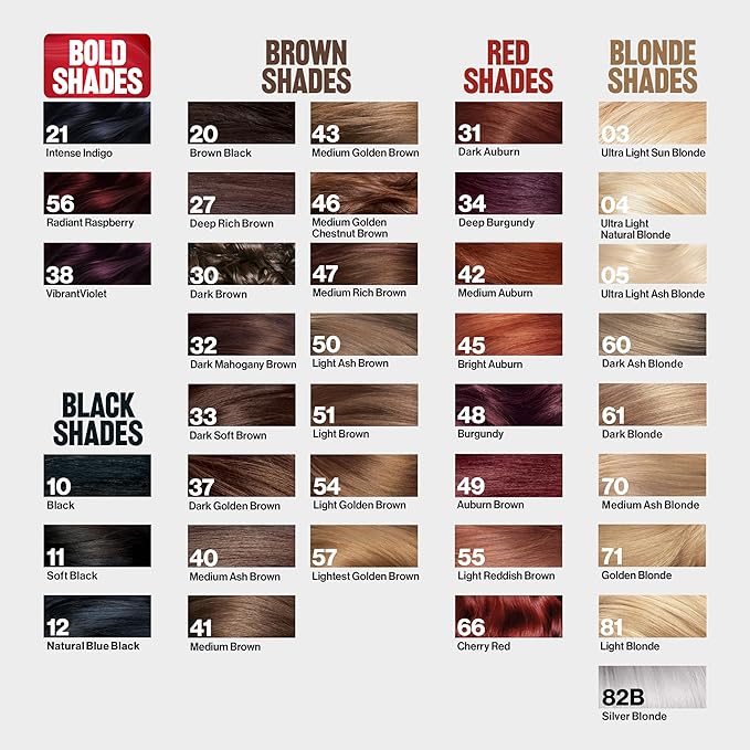 Revlon ColorSilk with Bond Repair Complex, Brown Permanent Hair Color, 100% Gray Coverage, Ammonia Free Hair Dye, Vegan Keratin, 41 Medium Brown (Pack of 3)