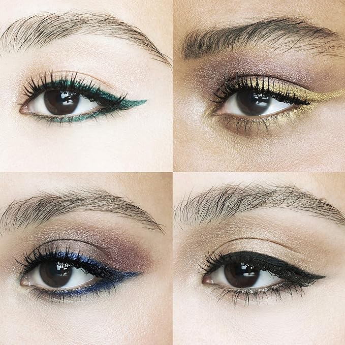 Beauty For Real I-Line 24-7 Eyeliner, 24 Karat - Metallic Gold - Long-Wearing, Waterproof Gel Formula - Safe for Sensitive Eyes & Contact Lens Wearers - 0.01 oz