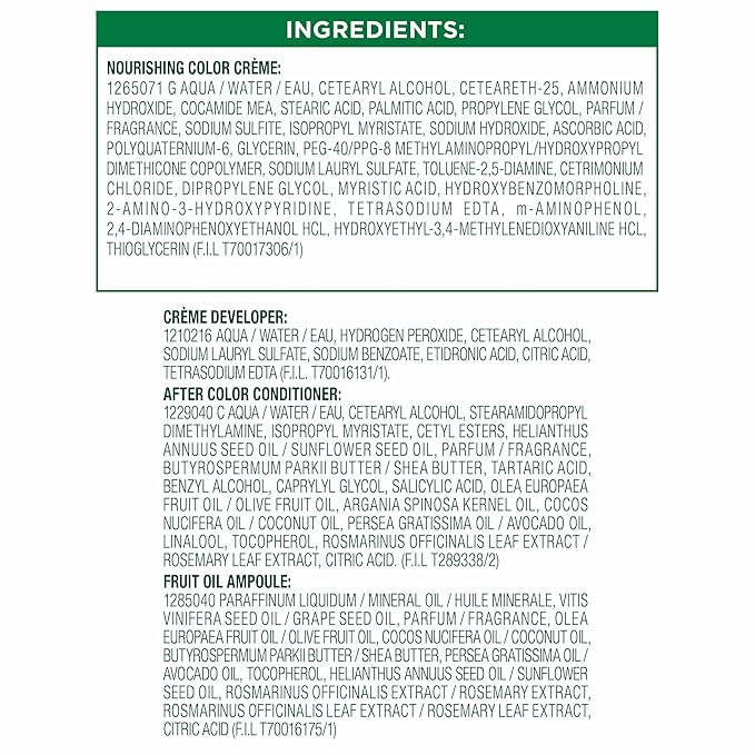 Garnier Nutrisse Ultra Crème Hair Color, Permanent Hair Dye with 100% Gray Coverage, Vegan & Cruelty-Free, 61 Light Extra Ash Brown (Mochaccino), 2 Count