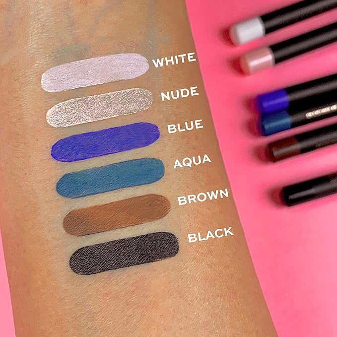 Makeup Revolution Eyeliner Pencil, Highly Pigmented, Create Smokey Eye Looks, Vegan & Cruelty-Free, Black, 1.3g
