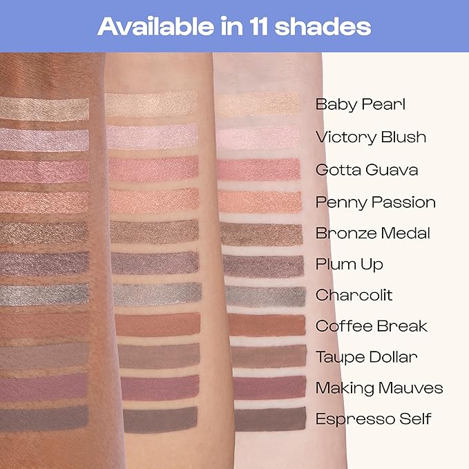 ALLEYOOP 11th Hour Waterproof Cream Eyeshadow Stick – Long-Lasting Eye Shadow Pencil & Eyeliner, Cream to Powder Stick & Highlighter – Smudge-Proof Eyeshadow Shimmer, Soft Copper Shimmer