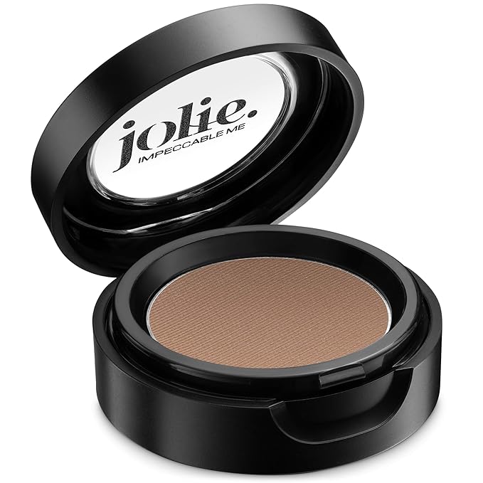 Jolie Cosmetics Powder Pressed Matte Eyeshadows - Cruelty Free, Vegan, Single Pan Eyeshadow 1.48g Base Neutrals (Natural Envy)