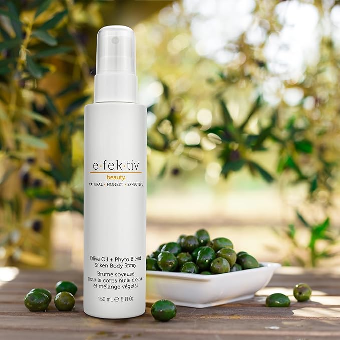 Olive Oil Plus Phyto Blend Silken Body Spray - Everyday Skin Oil - Body Oil After Shower - Deep Moisturizing - Sulfate-free - Vegan - Unisex - 5 oz