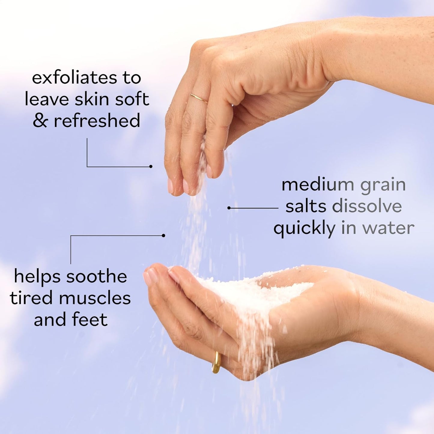- Epsom Salt Bath Soak, 5 Lbs - Magnesium Sulfate USP - 100% Pure, Medium Grain - Unscented - Soaking Bath Salts - Resealable Bag - Natural, Vegan & Cruelty Free - Self Care - Bath & Feet