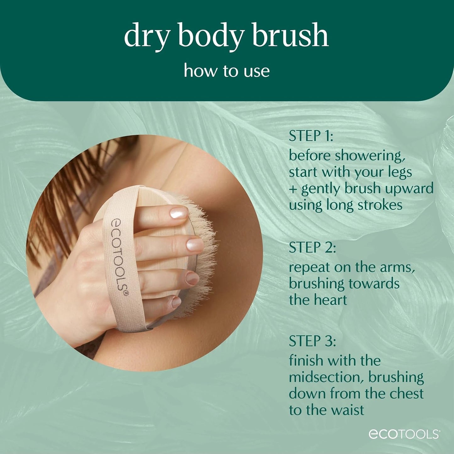 Dry Brush, Gentle Exfoliating Scrubber for Skincare and Beauty, Pore Cleansing, Pink